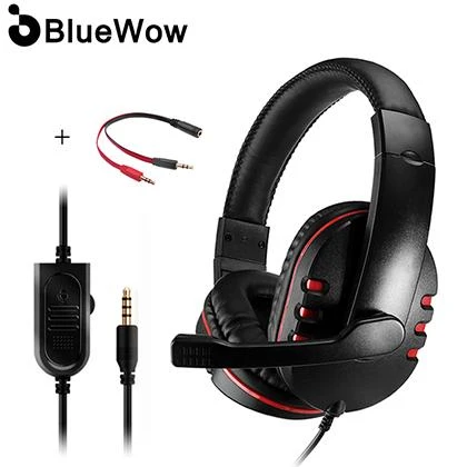 BlueWow B488 Wired Gaming Headphones Over-Ear Headset Stereo Sound price in Pakistan