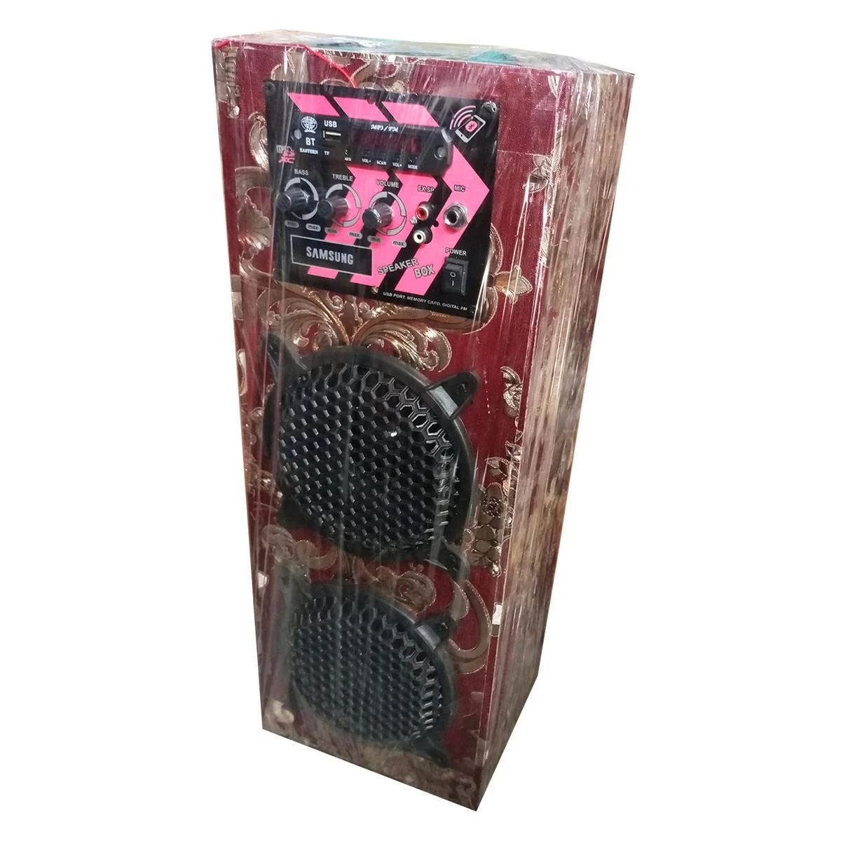 6 inch Sound system DJ Woofer Speaker with BTFMUSBAUX 220v AC price in Pakistan