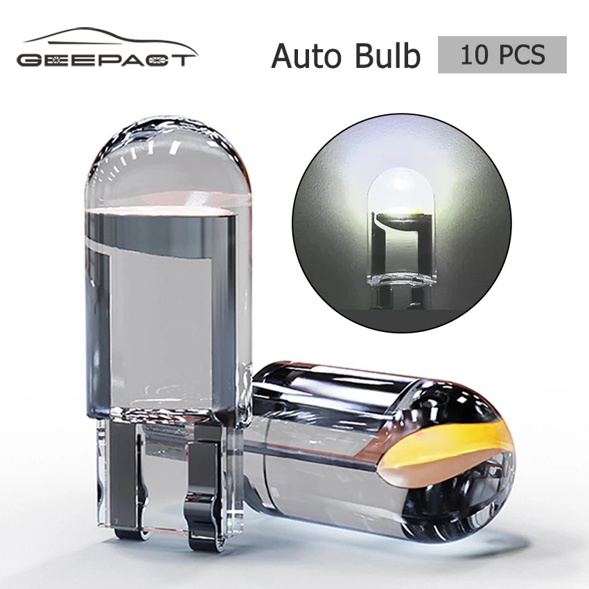 Geepact T10 10PCS COB LED Car Wedge Parking Light Side Door Bulb price in Pakistan