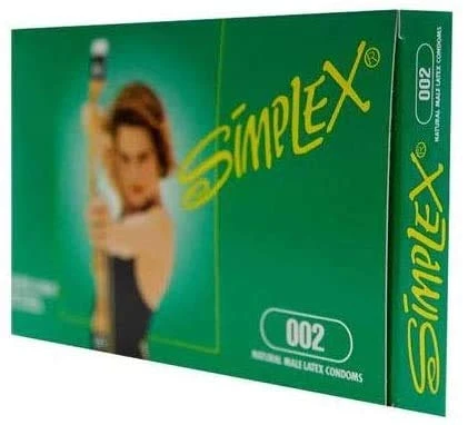 Simplex Super Thin Lubricated Non icidal Natural Male Latex Condom – Pack of 3 price in Pakistan